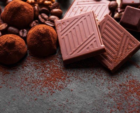 Chocolats : truffes et carrés de chocolat