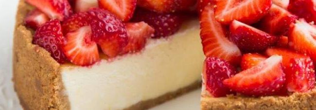 Tarte à la fraise cheese cake