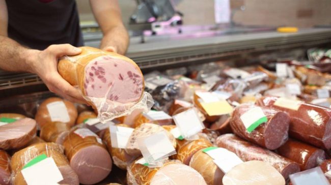 présentoir charcuterie