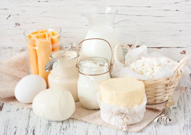 produits laitiers lait beurre et fromages