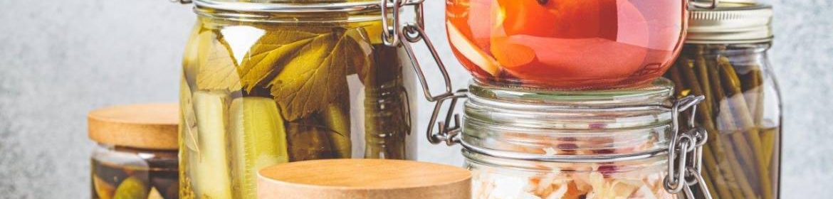 bocaux de légumes