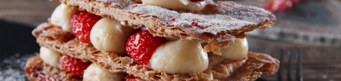mille feuilles aux fraises