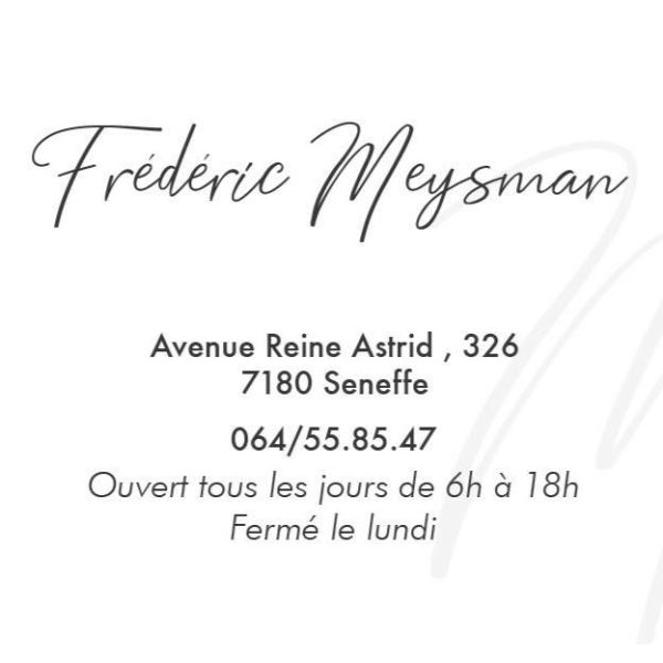 Pâtissier Chocolatier Frédéric Meysman