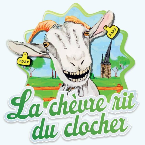 La Chèvre Rit Du Clocher