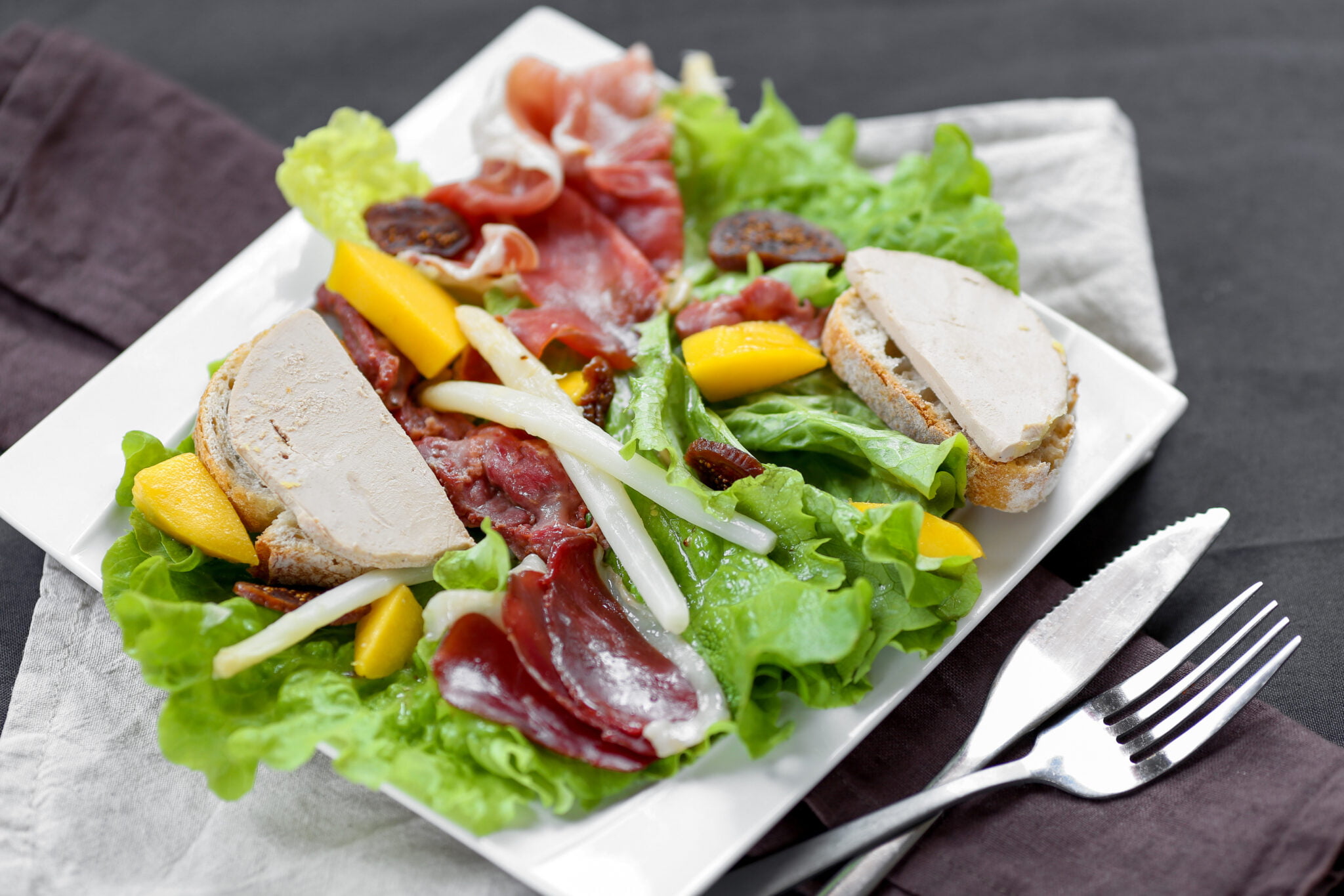 Salade périgourdine | Salade landaise • Hainaut Terre de Goûts